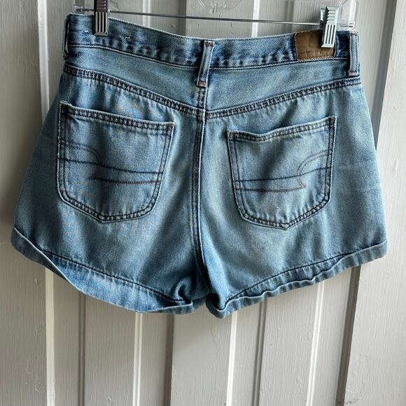 American Eagle Stretch Denim Mom Shorts - Picture 5 of 8